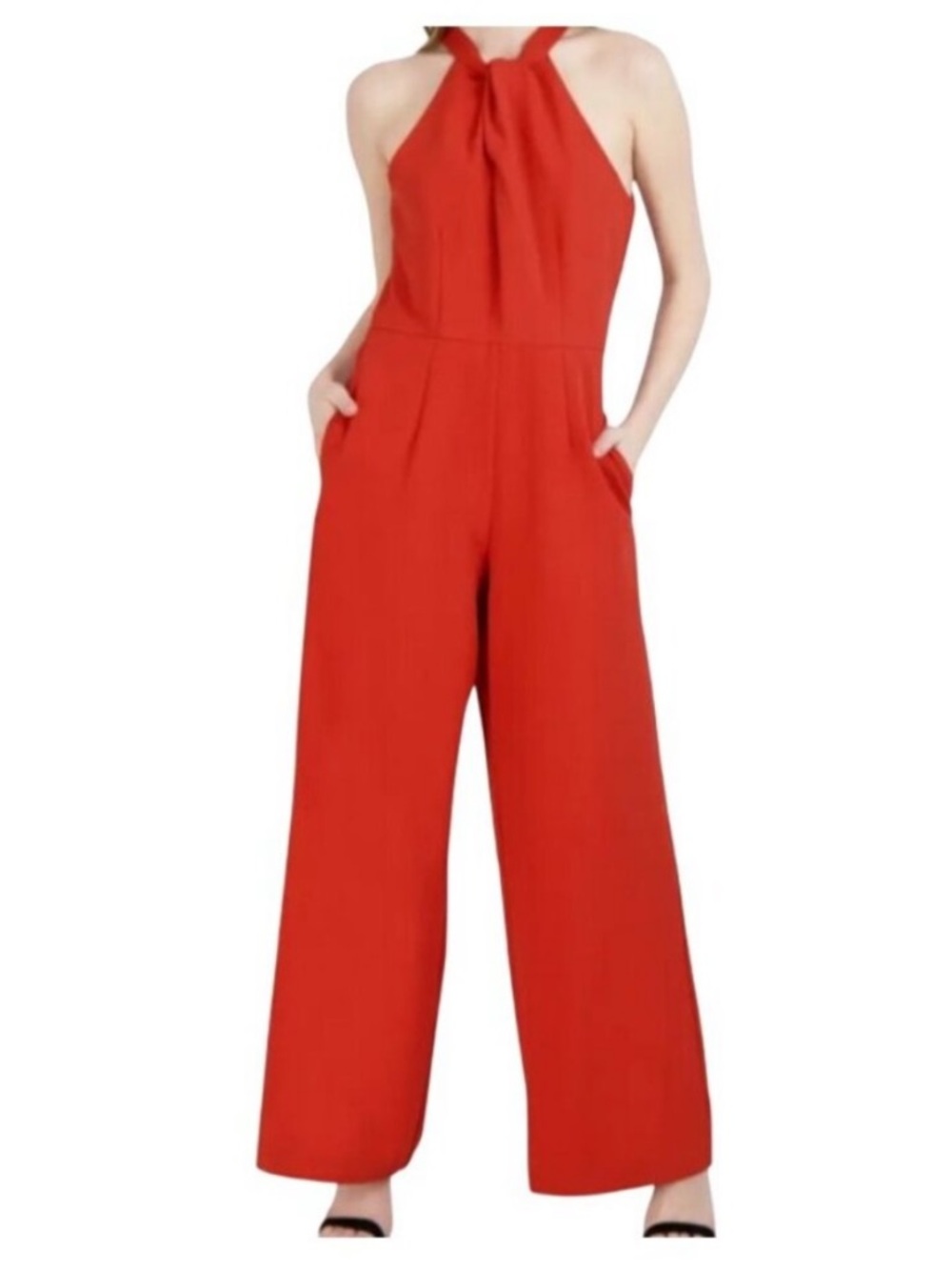 Bar III Coral jumpsuit size 8